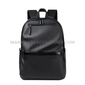 Schwarzer Rucksack Geldbörse
