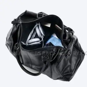 Schwarze Leder-Tote
