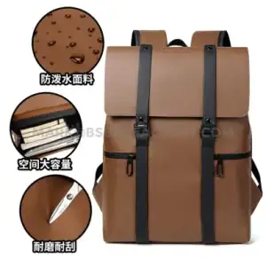Rindsleder-Rucksack