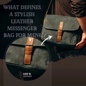 Qu'est-ce qui définit un sac en cuir élégant pour homme ?