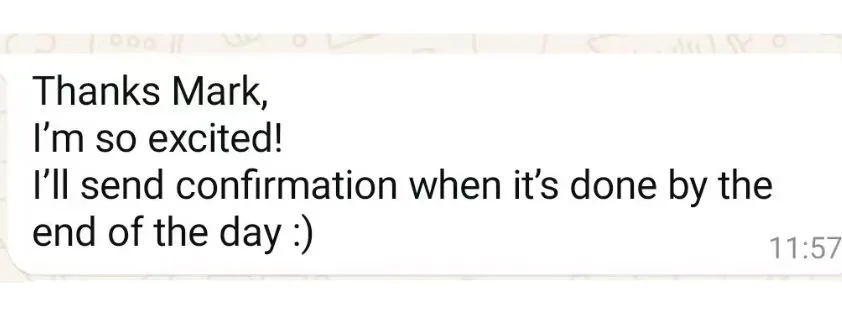 Praise from customers of customized bags 4