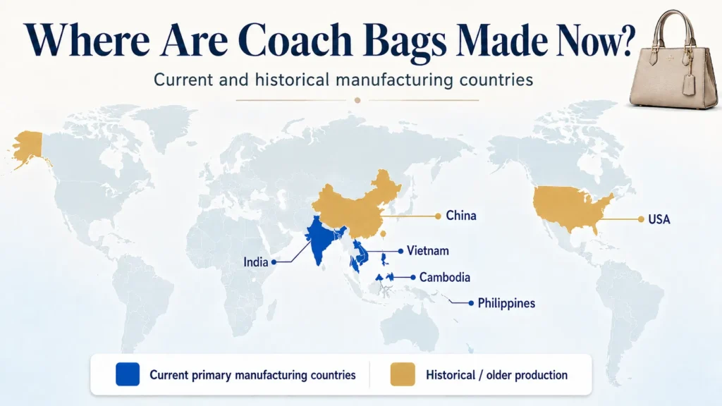 Are Coach Bags Made in China, Vietnam, Cambodia or India? A Manufacturer’s Guide
